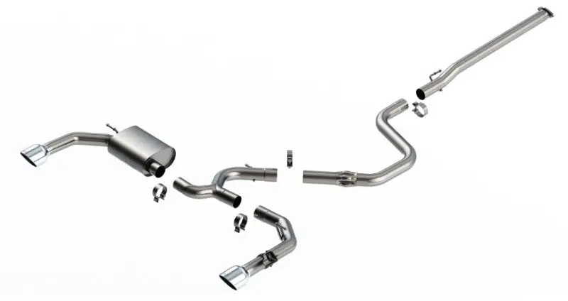Borla 22-23 Hyundai Elantra N 2.0L 4 Cyl. Turbo At/Mt Atak Catback Exhaust Bright Chrome 1