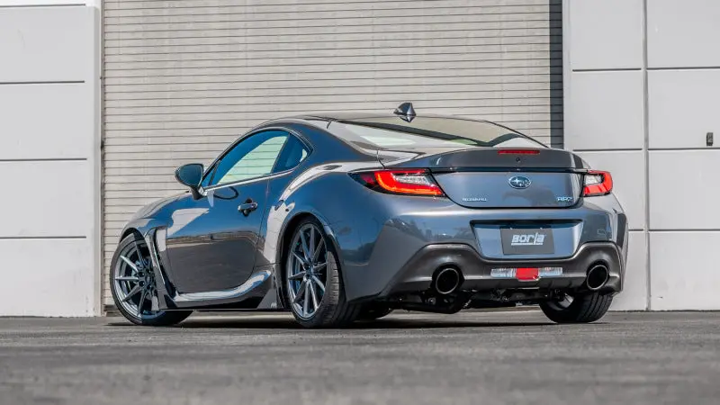 Borla 22-23 Subaru Brz/Toyota Gr86 2.4L Rwd At/Mt Atak Catback Exhaust - Black Chrome Tips 2