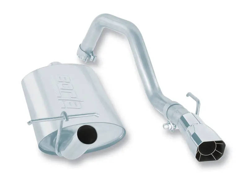 Borla 88-90 Jeep Wrangler 4.2L 4Wd Cat-Back 2.25X2in Single Square Intrcld Rr 2.75X2.5In Sqr X6.5In 1