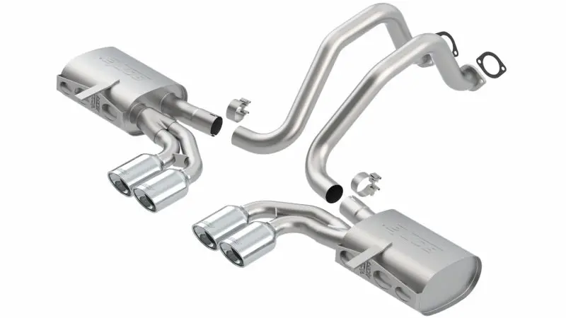 Borla 97-04 Chevrolet Corvette 5.7L 8Cyl Touring Ss Catback Exhaust 1