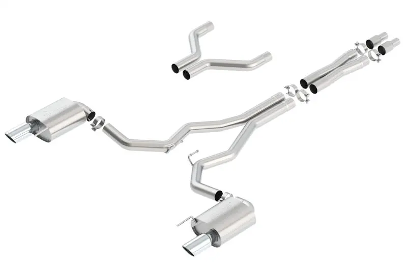 Borla Atak Cat-Back 15-17 Ford Mustang Gt 5.0L V8 Mt/At 3In Pipe 4In Tip 2