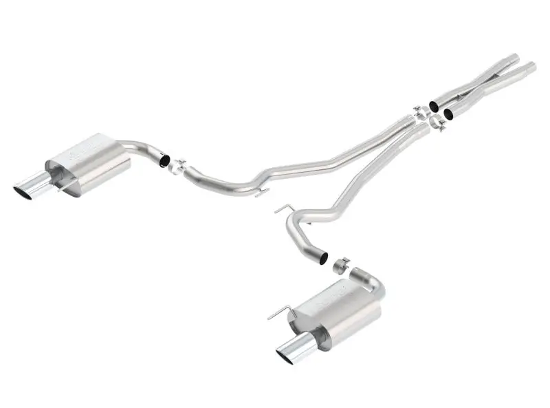 Borla Atak S Cat-Back 15-17 Ford Mustang Gt 5.0L V8 Mt/At 2.5In Pipe 4In Tip 1