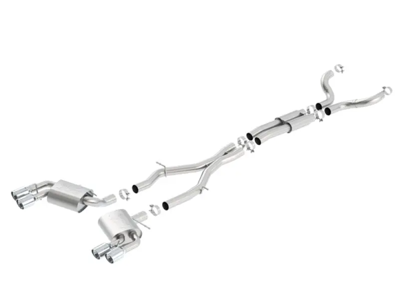 Borla Chevy 16-17 Camaro 6.2L Atak Catback W/ Dual Tips (Npp) Dual Split Rear Exit 2
