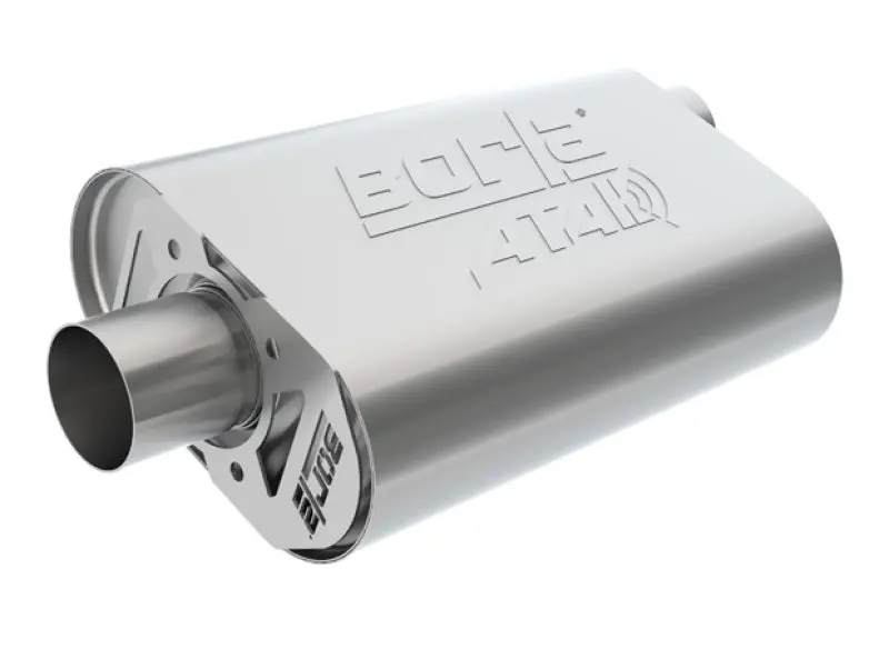 Borla Cratemuffler Big Block Mopar 383/413/426/440 2.5In Offset/Center 14Inx4.35Inx9in Oval Muffler 2