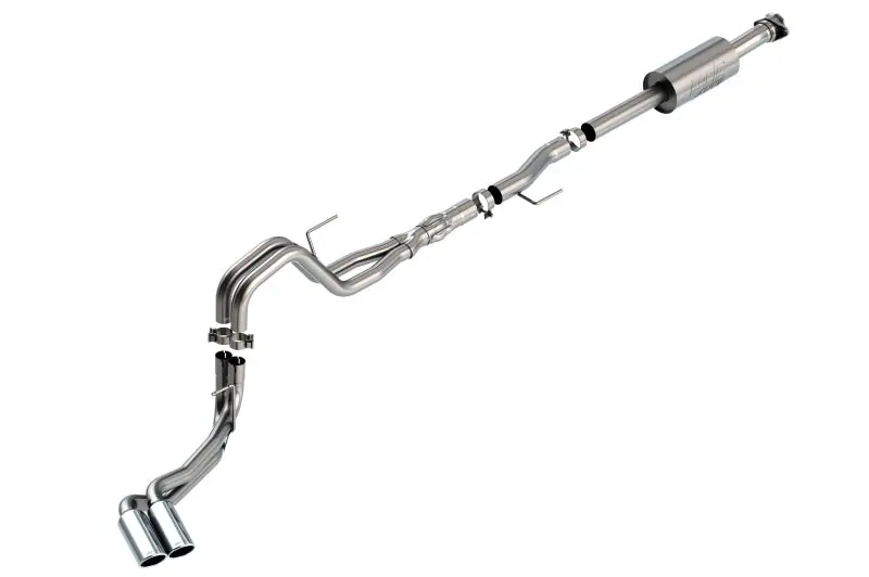 Borla F-150 2021 5.0L 4Dr Cc Sb Ec Stb Lariat/Kr/Platinum/Ltd 3/2.25 Dse Cat-Back Atak Chr Tips 1