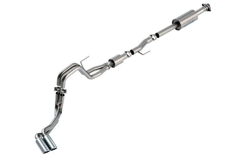 Borla F-150 2021 5.0L 4Dr Cc Sb Ec Stb Lariat/Kr/Platinum/Ltd 3/2.25 Dse Cat-Back S-Type Chr Tips 1