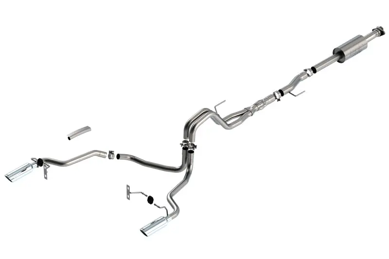 Borla F-150 2021 5.0L 4Dr Cc Sb Ec Stb Lariat/Kr/Platinum/Ltd 3/2.25 Sre Cat-Back Atak Chr Tips 1
