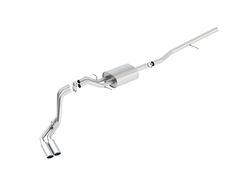 Borla S-Type Cat-Back 14 Sierra 1500 Ext. Cab Stnd Bed/Cc Short Bed 143.5In Wb Side Exit Exhaust 1