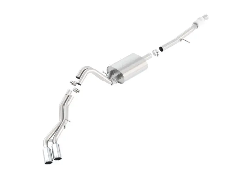 Borla Touring Cat Back 15-16 Chevy Suburban 5.3L V8 2.75In, 2.25In Dual Same Side Exit 4In Tips 1