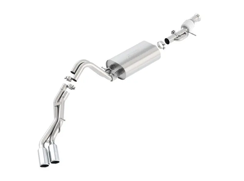 Borla Touring Cat Back 15-16 Gmc Denali 6.2L V8 2.75In, 2.25In Dual Same Side Exit 4In Tips Exhaust 2