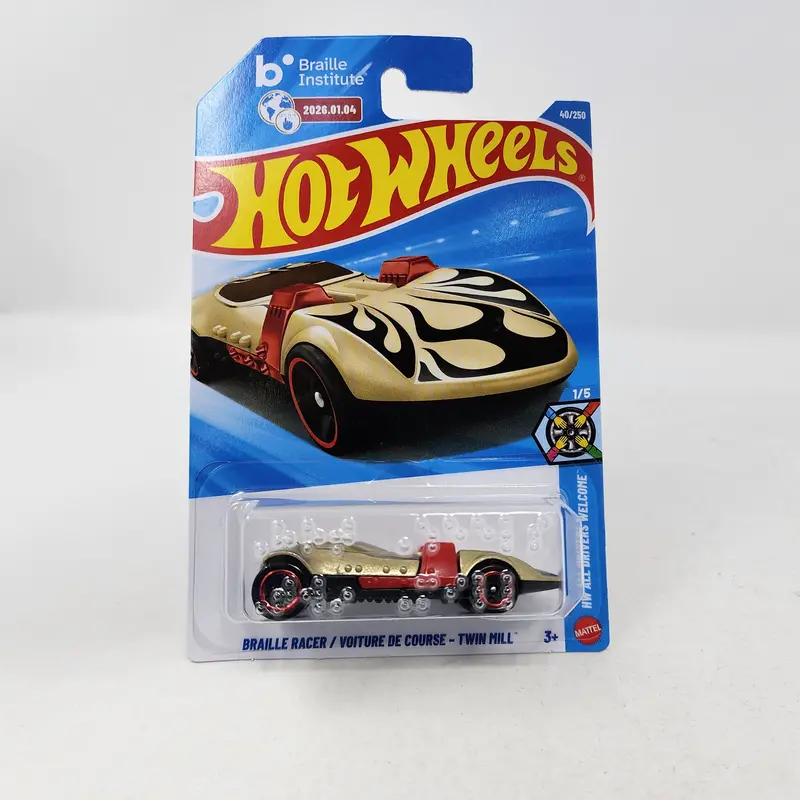 Braille Racer #40 * Gold * 2026 Hot Wheels Case B 1