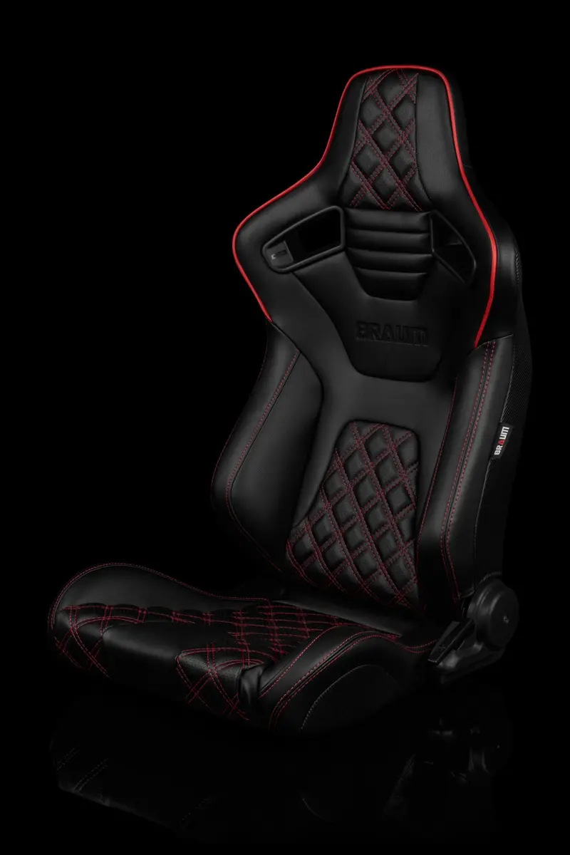 Braum Elite-X Racing Seats W/Piping (Pair) 1