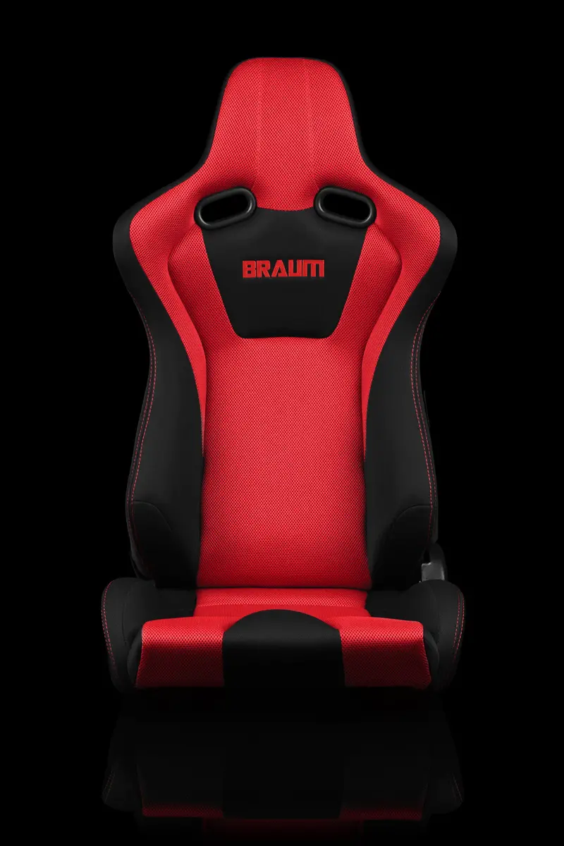 Braum Venom Series Racing Seats Black And Red (Pair) 1
