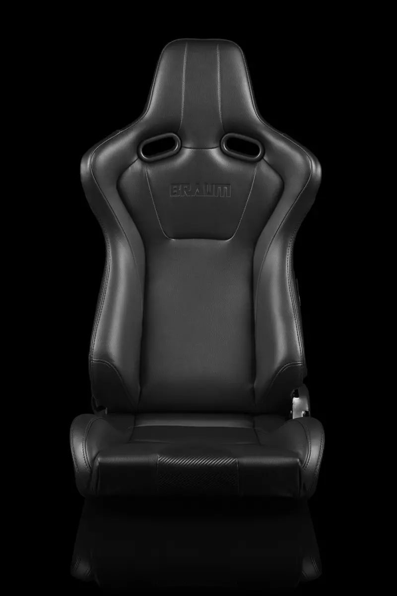 Braum Venom Series Racing Seats Black Leatherette (Pair) 1