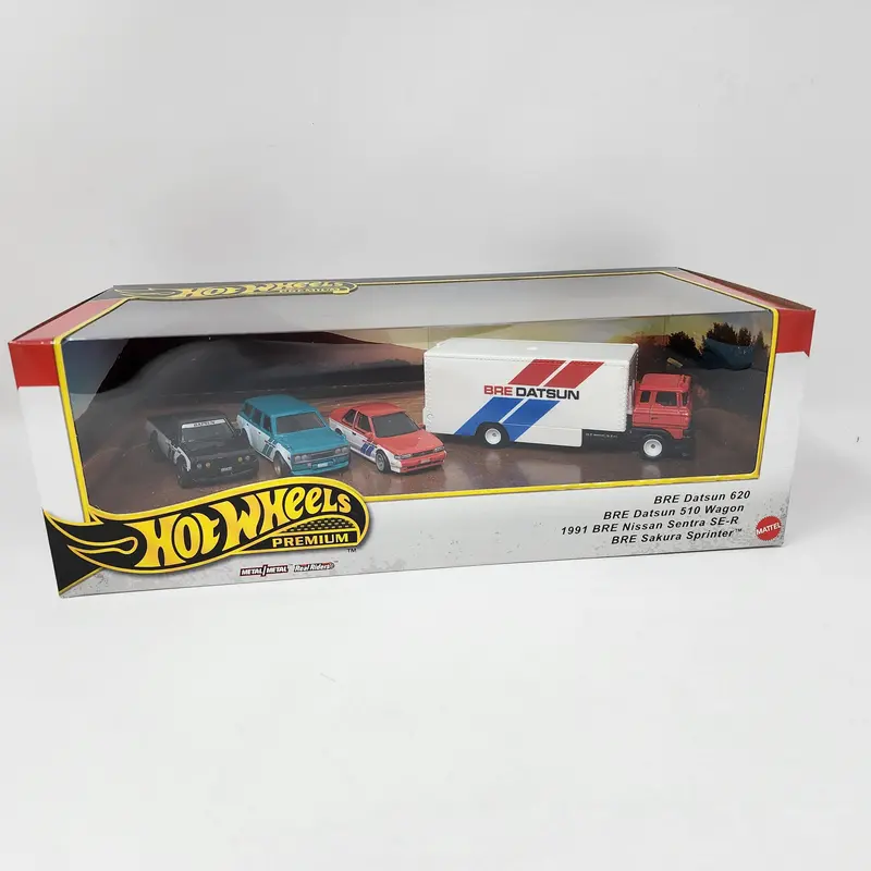 Bre Racing 4 Car Set * 2024 Hot Wheels Diorama Series Case U 1