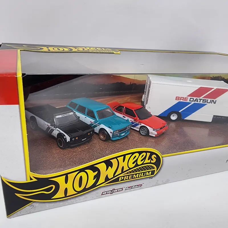 Bre Racing 4 Car Set * 2024 Hot Wheels Diorama Series Case U 2