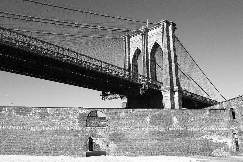 Brooklyn Bridge Winter- New York, Ny 1