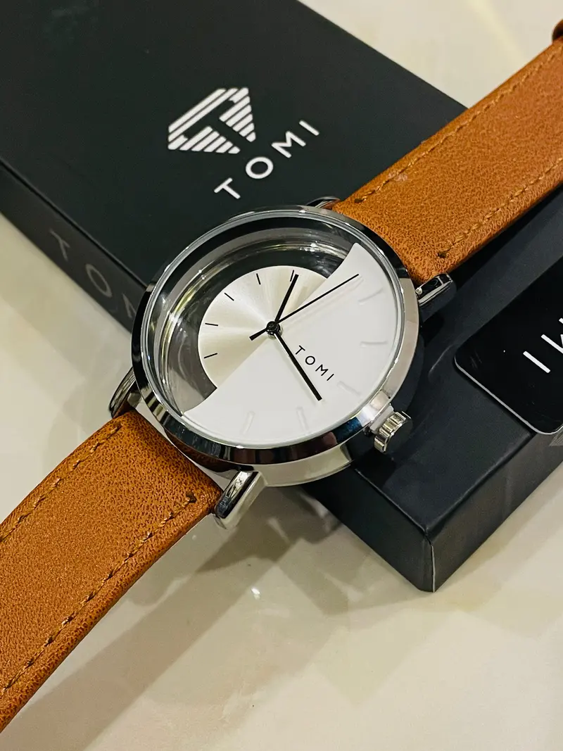Brown Half Translucent Tomi Watch 2