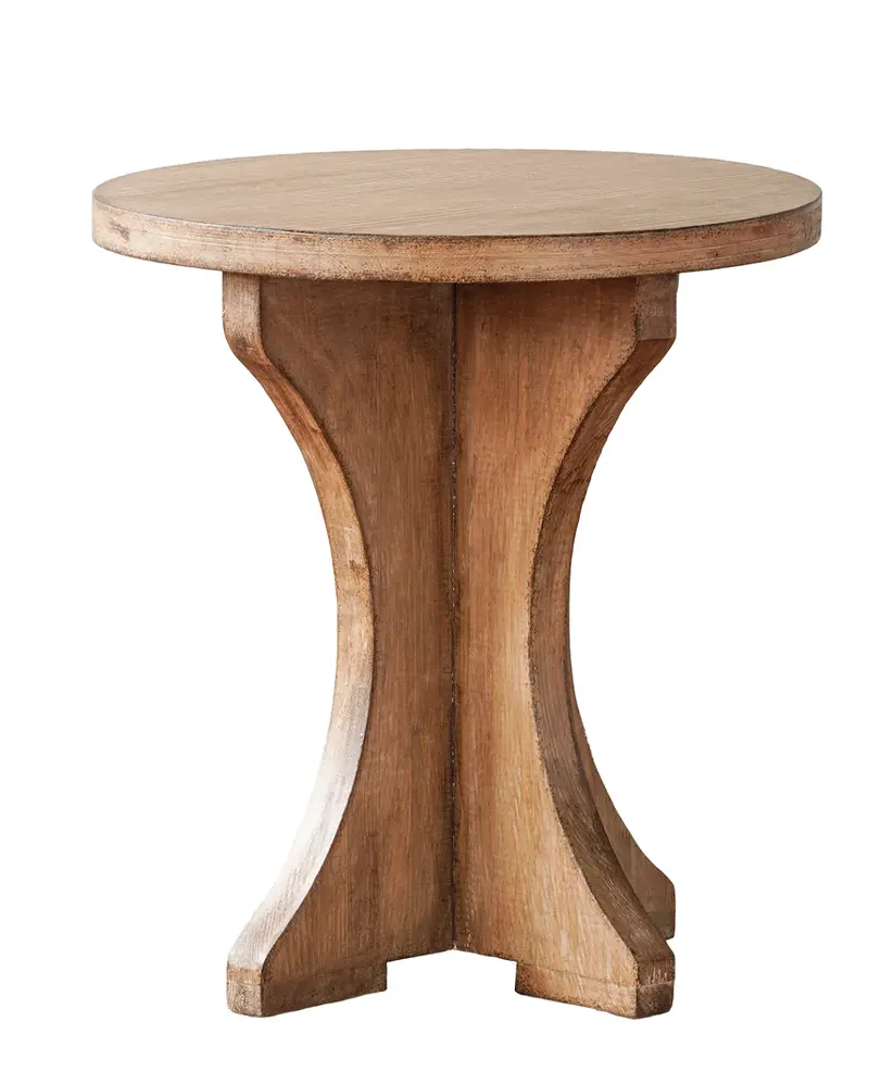 Brutus Pine Side Table - Matthew Izzo Collection 1
