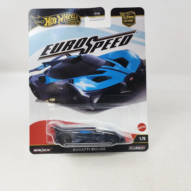 Bugatti Bolide 1/5 * 2025 Hot Wheels Car Culture Euro Speed Case L 1