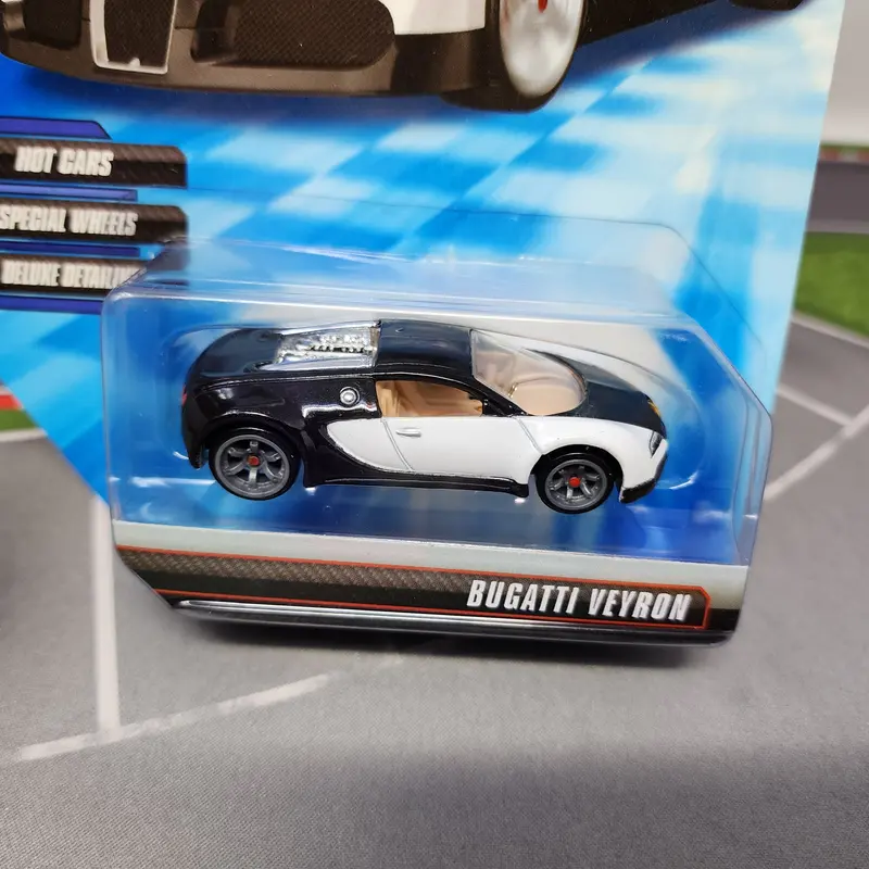 Bugatti Veyron * Black/White * Hot Wheels Speed Machines 2
