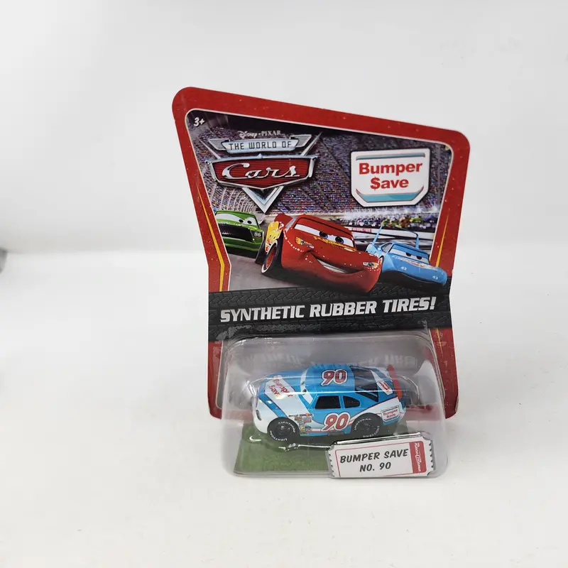 Bumper Save No. 90 W/ Synthetic Rubber Tires * Disney Pixar The World Of Cars 1