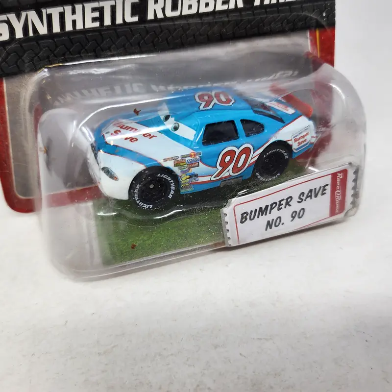 Bumper Save No. 90 W/ Synthetic Rubber Tires * Disney Pixar The World Of Cars 2