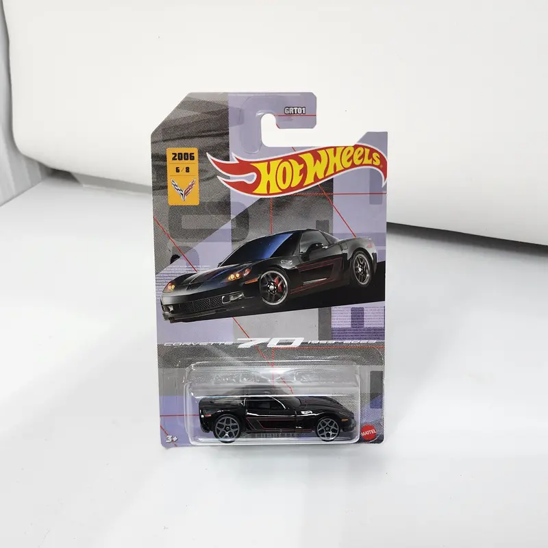 C6 Corvette * Black * Hot Wheels 70Th Anniversary Corvette 1