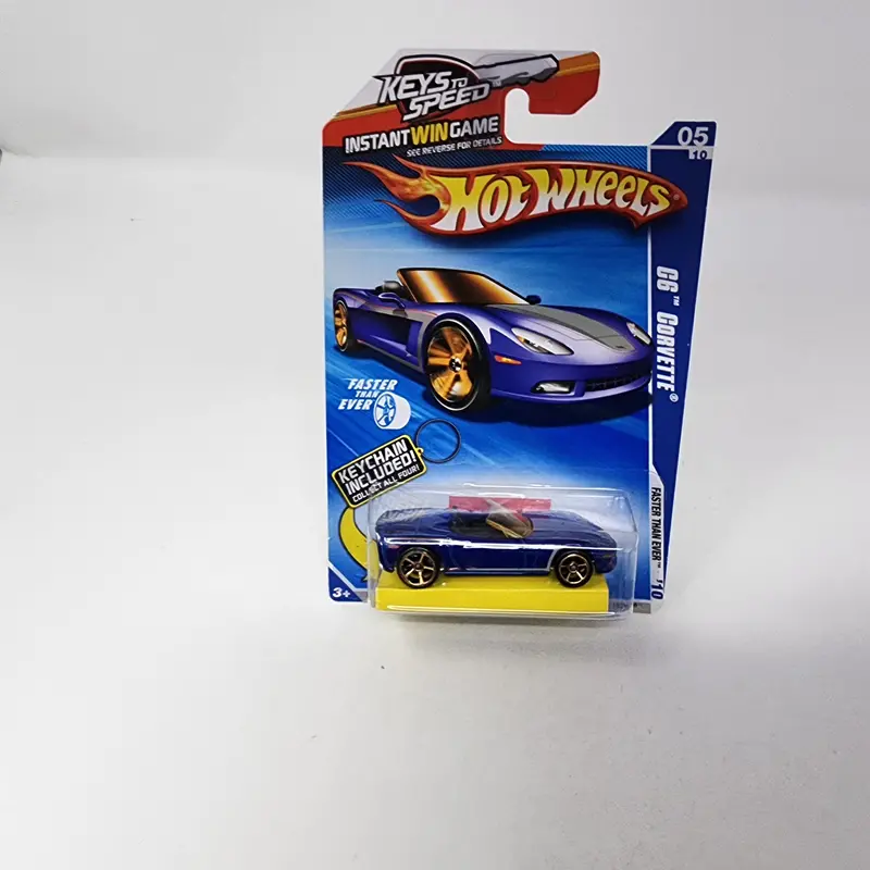 C6 Corvette * Blue * Hot Wheels 2010 Keys To Speed 1