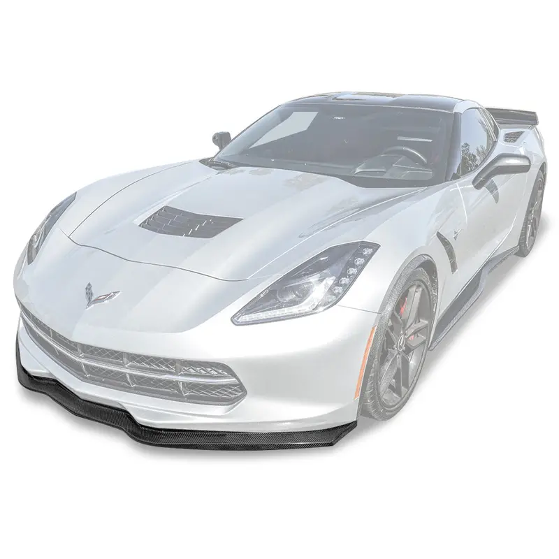 C7 Corvette Carbon Fiber Or Carbon Flash Front Splitter 5