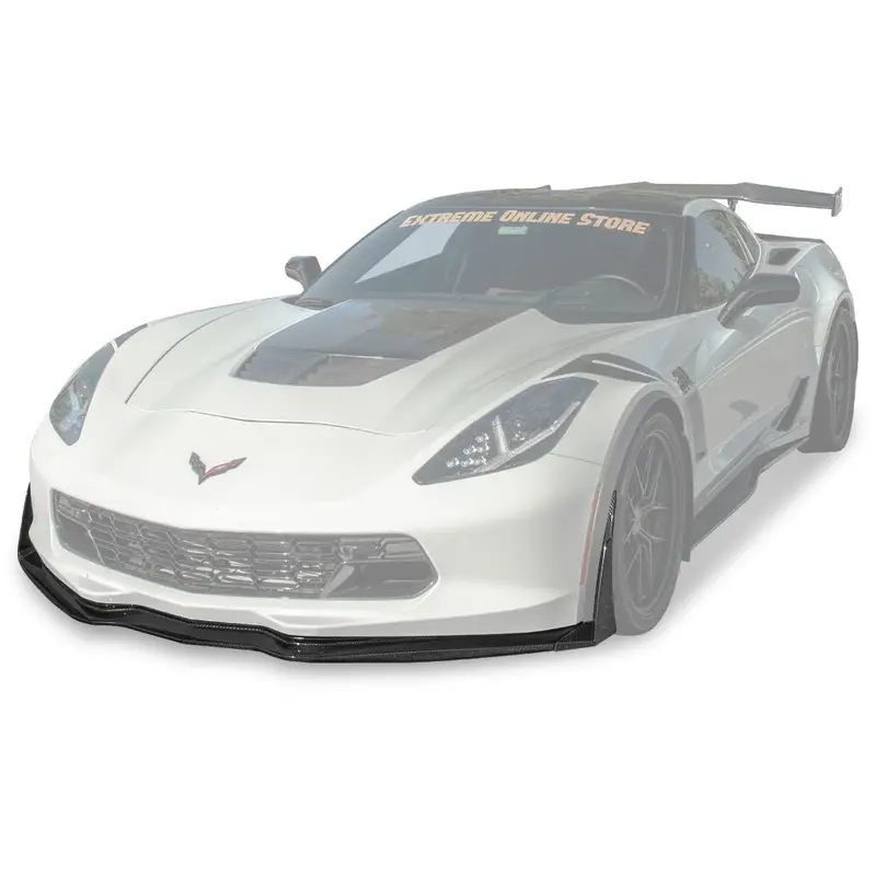 C7 Corvette Carbon Fiber Or Carbon Flash Front Splitter 6