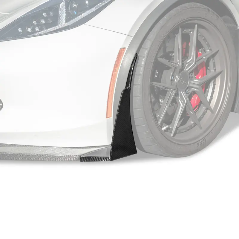 C7 Corvette Carbon Fiber Or Carbon Flash Front Splitter 8