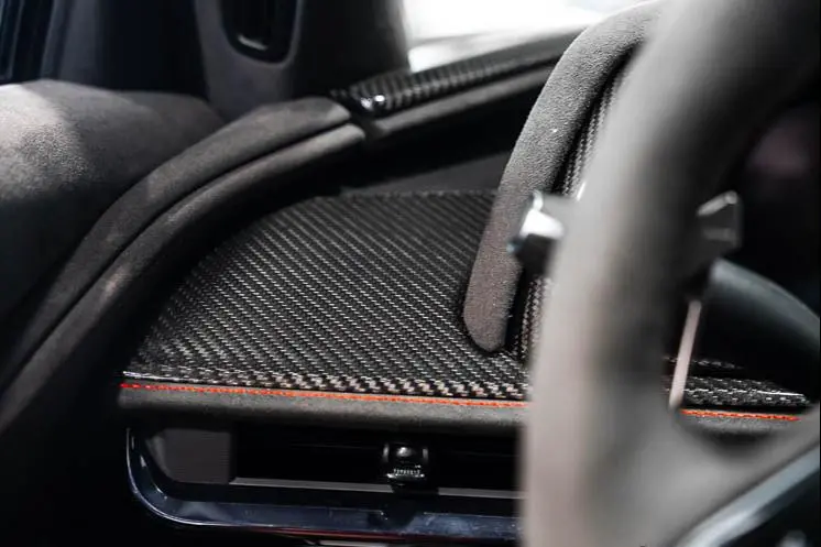 C8 Carbon Fiber Drive Side Dashboard Overlay 2