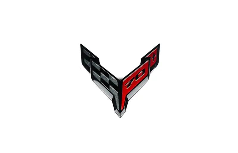C8 Corvette 70Th Anniversary Front Flag Emblem 1