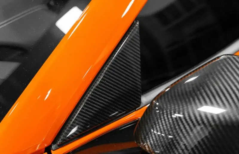 C8 Corvette Carbon Fiber A Pillar Trim Overlay 1