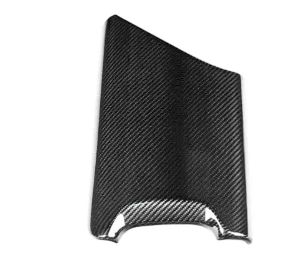 C8 Corvette Carbon Fiber Center Console Lid Overlay - Black Or Red 1