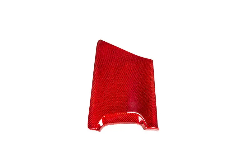 C8 Corvette Carbon Fiber Center Console Lid Overlay - Black Or Red 2