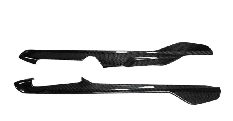 C8 Corvette Carbon Fiber Lower Center Console Trim Overlays 1