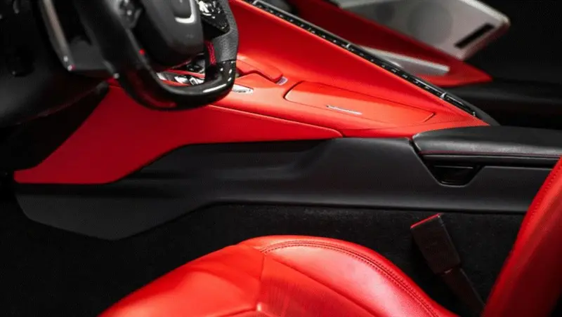 C8 Corvette Carbon Fiber Lower Center Console Trim Overlays 2