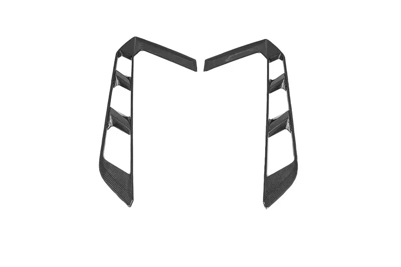 C8 Corvette Carbon Fiber Rear Hatch Vent Overlays 1