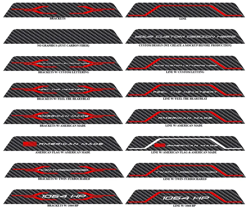 C8 Corvette Real Carbon Fiber Zr1 Door Sill Covers 1