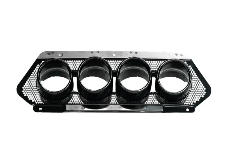 C8 Corvette Z06 Black Center Oem Exhaust Tips 1