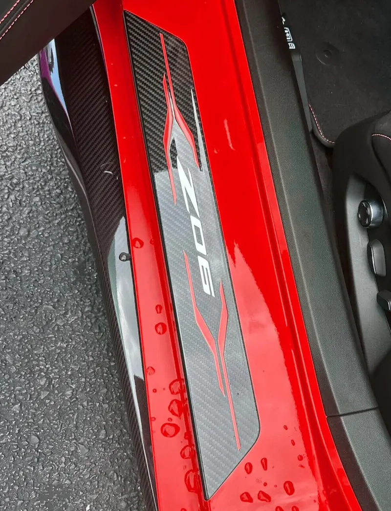 C8 Corvette Z06 Carbon Fiber Sill Plates 2