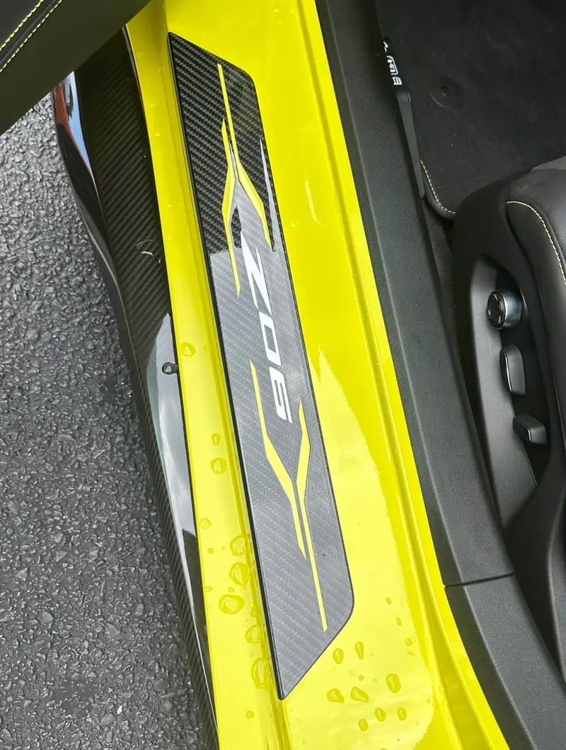 C8 Corvette Z06 Carbon Fiber Sill Plates 3