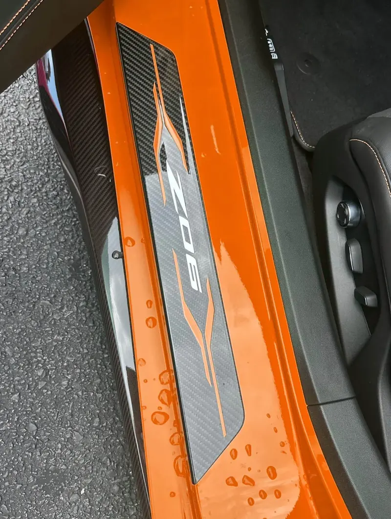 C8 Corvette Z06 Carbon Fiber Sill Plates 4