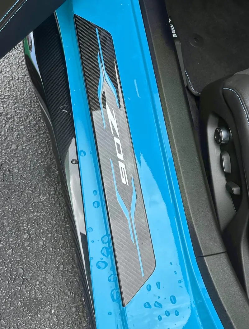 C8 Corvette Z06 Carbon Fiber Sill Plates 5