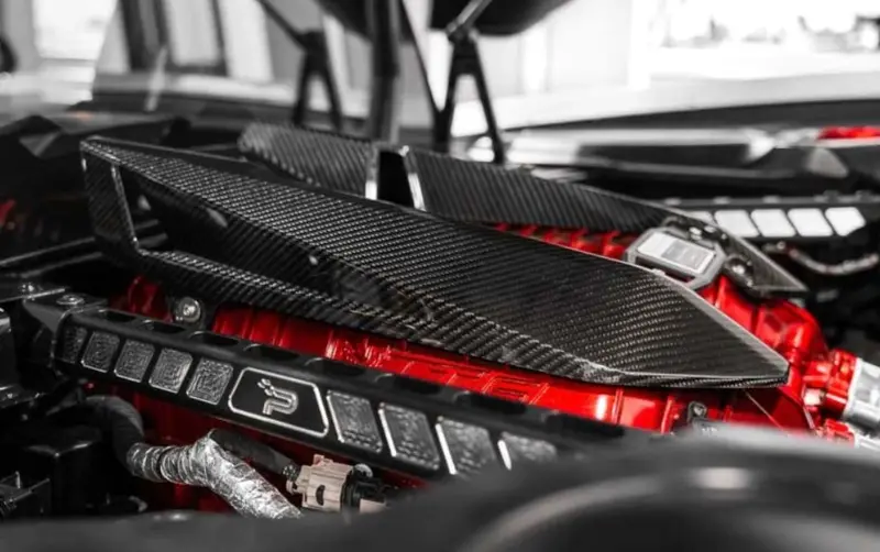 C8 Corvette Z06 Lt6 Carbon Fiber Engine Cover 2