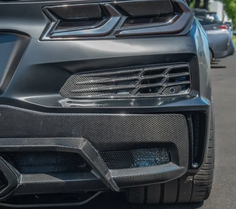 C8 Z06 Corvette Rear Bumper Grille Vent 1
