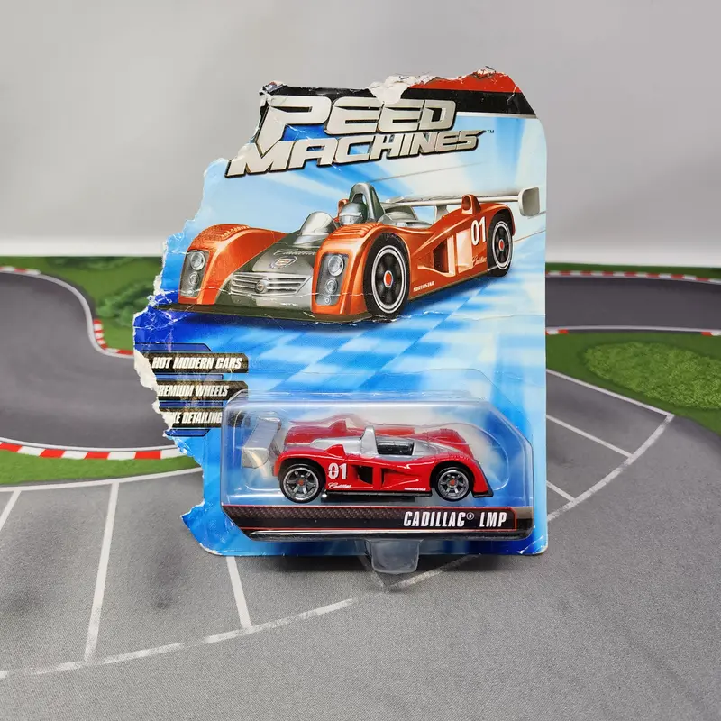 Cadillac Lmp * Red * Hot Wheels Speed Machines Bad Card 1