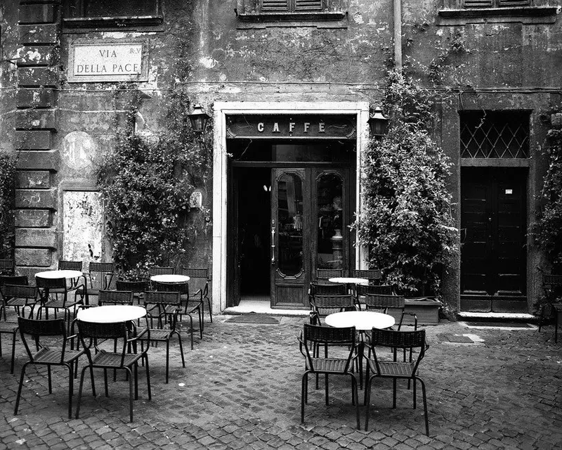 Caffe, Via Della Pace -Rome, Italy 1